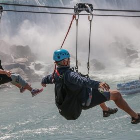 The MistRider Zipline in Niagara Falls