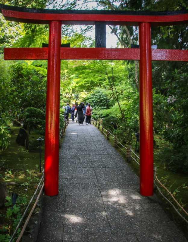 Torii Gate at the Butchart Gardens